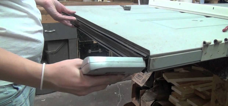 damaged steel door repair Sanger