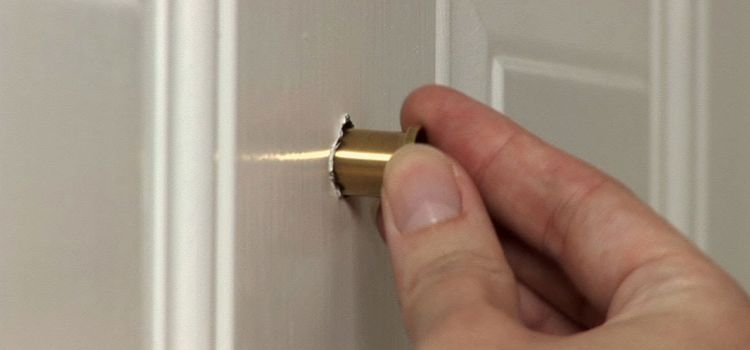 peephole door repair in Sanger